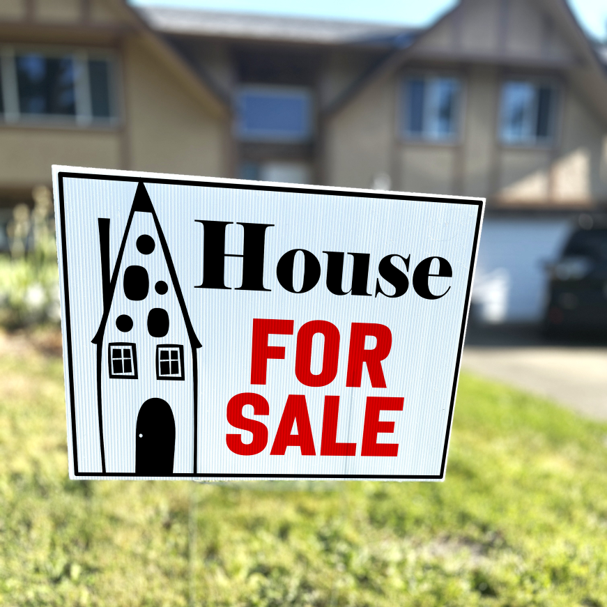 Corrugated Plastic Lawn Sign Mockup